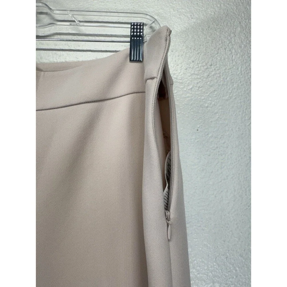 Marciano Los Angeles Cream Beige Wide Leg High Rise Casual Dress Pants Sz Large